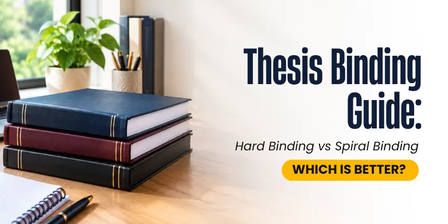 Hard binding vs spiral binding for thesis